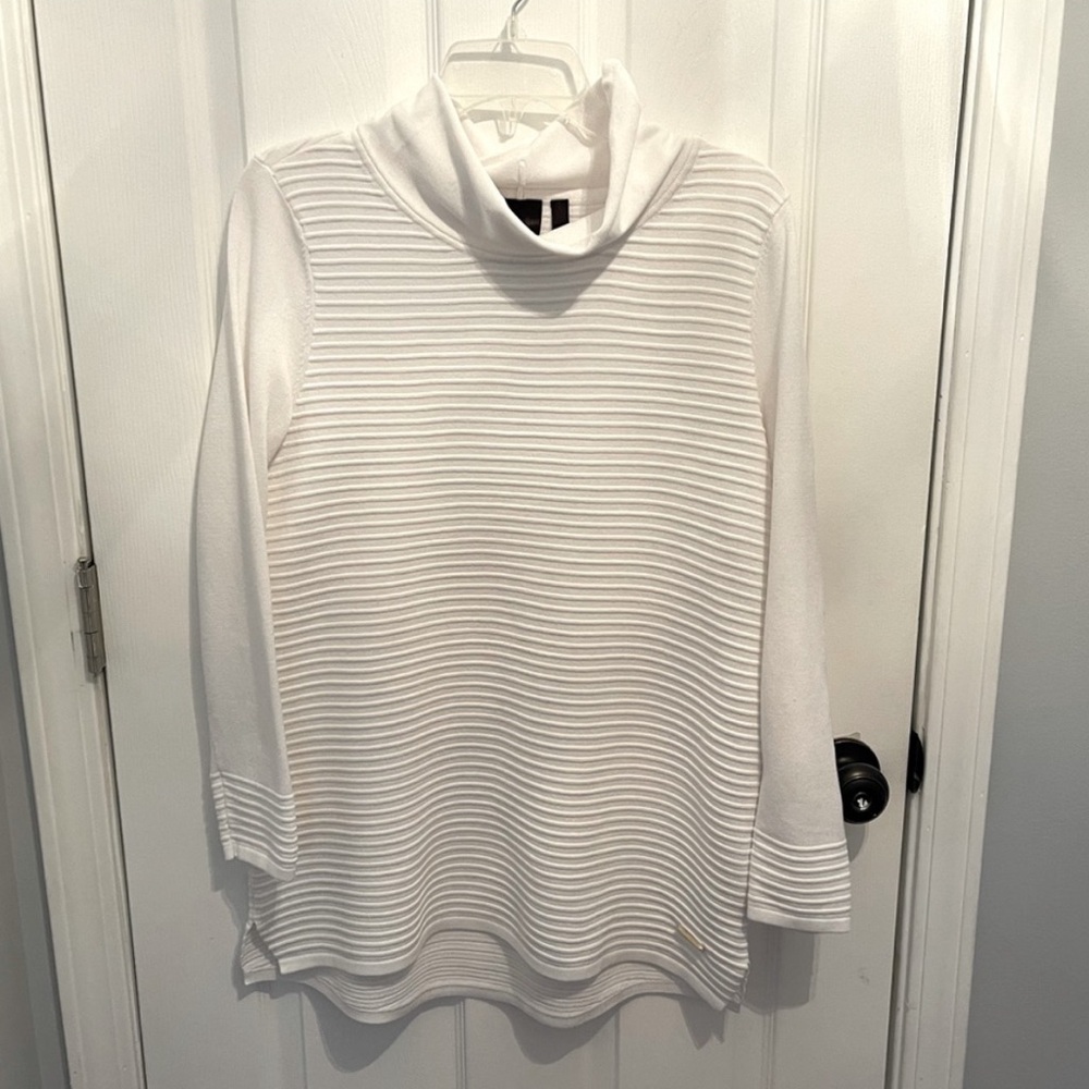Rafaella White Turtleneck